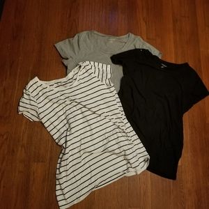 3 Maternity T shirts